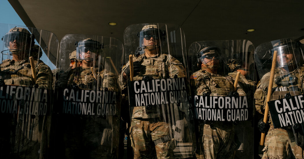 Trump’s National Guard Troops Are Questioning Their Mission in L.A.  at george magazine